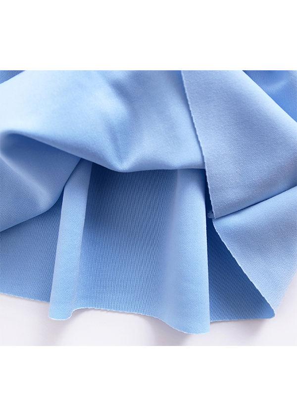 Bow Pierced Laced Princess Dress For Baby Toddler Girls - dianjiang-