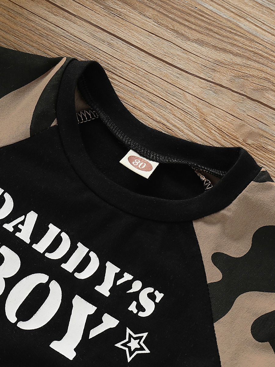 Baby Toddler Boy Camo Outfit T-shirt Matching Shorts - dianjiang-