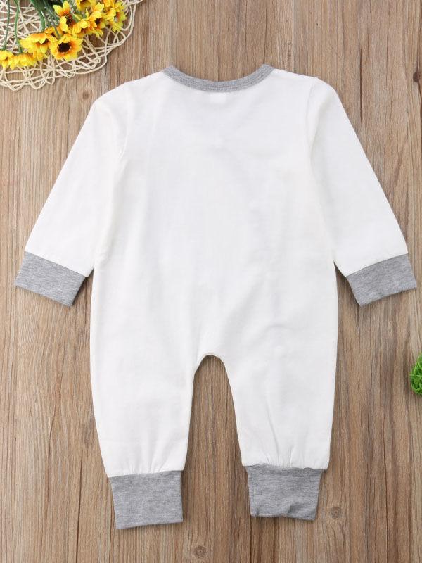 Buttoned Dinosaur Baby Sleepsuit Cartoon Overalls for Spring - dianjiang-