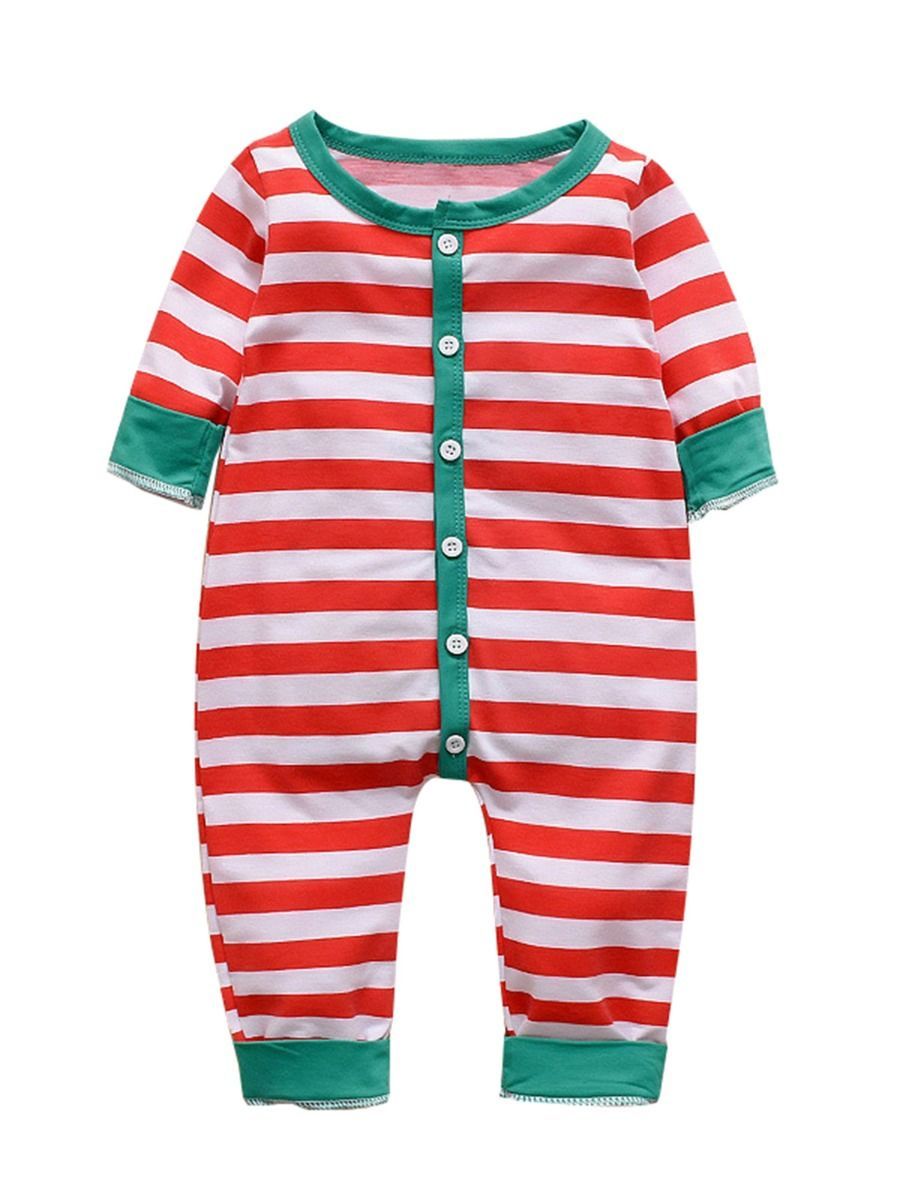 Christmas Baby Striped Overall - dianjiang-