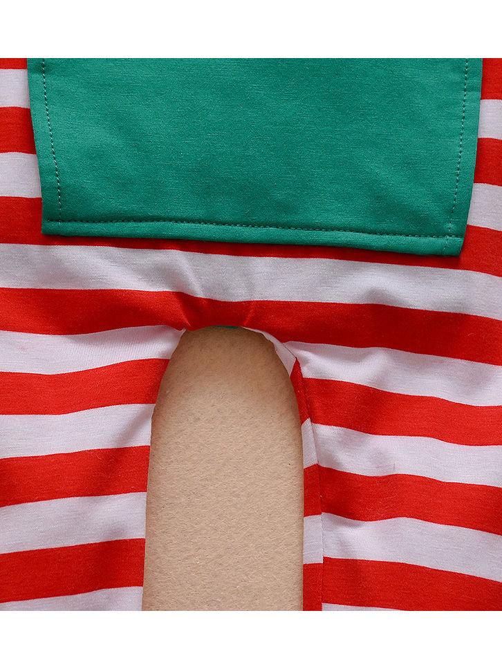 Christmas Baby Striped Overall - dianjiang-