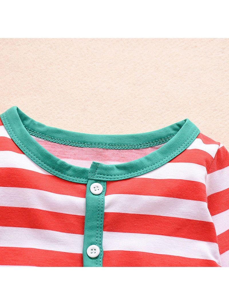Christmas Baby Striped Overall - dianjiang-