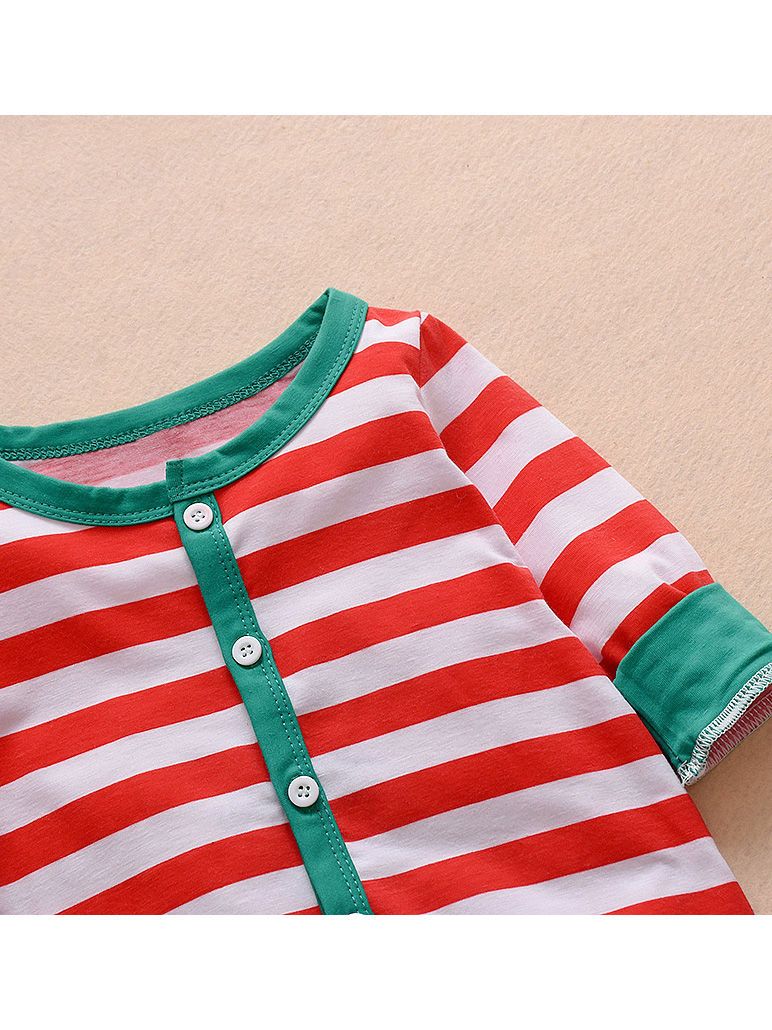 Christmas Baby Striped Overall - dianjiang-
