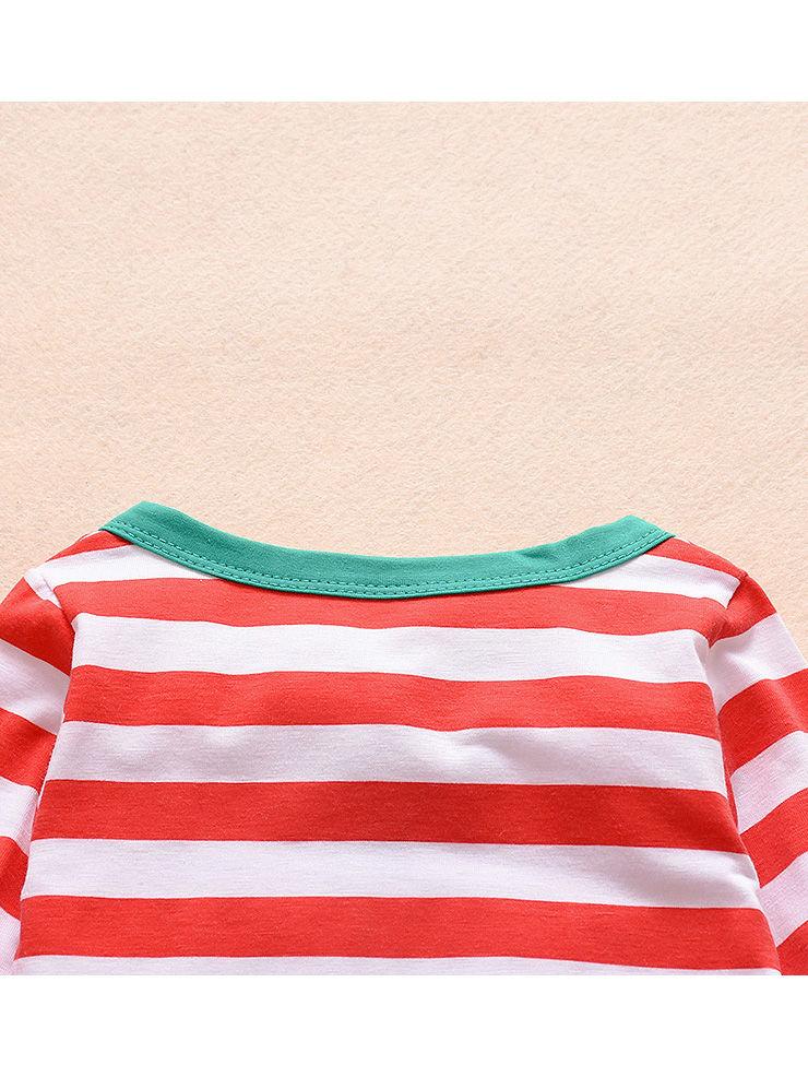 Christmas Baby Striped Overall - dianjiang-
