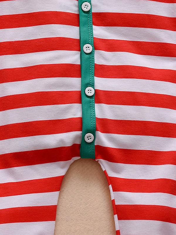 Christmas Baby Striped Overall - dianjiang-