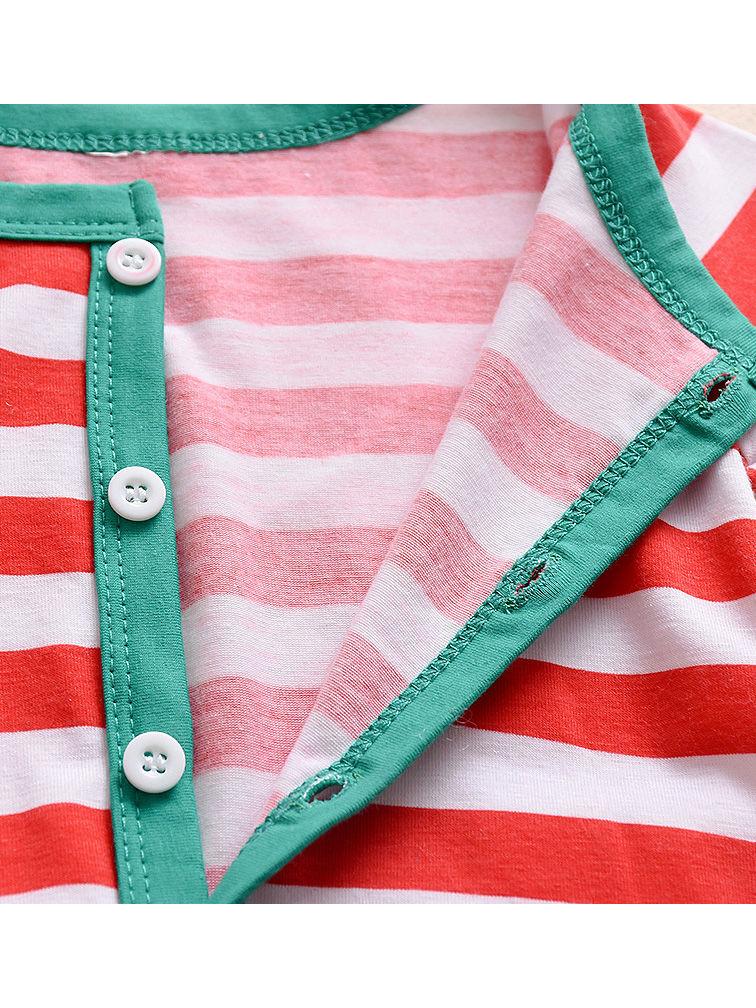 Christmas Baby Striped Overall - dianjiang-