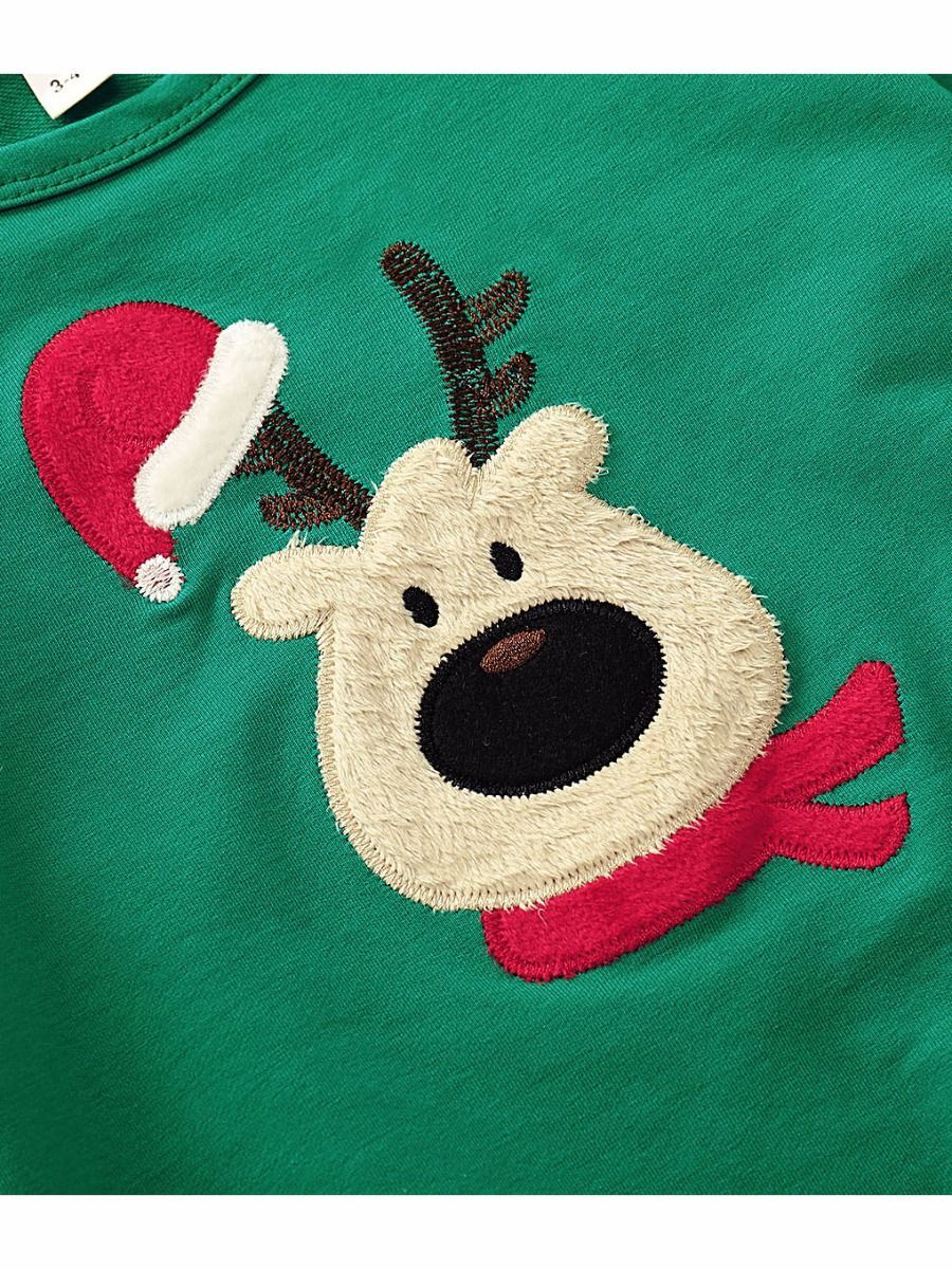 Christmas Deer Family Matching Sweatshirt Pullover - dianjiang-