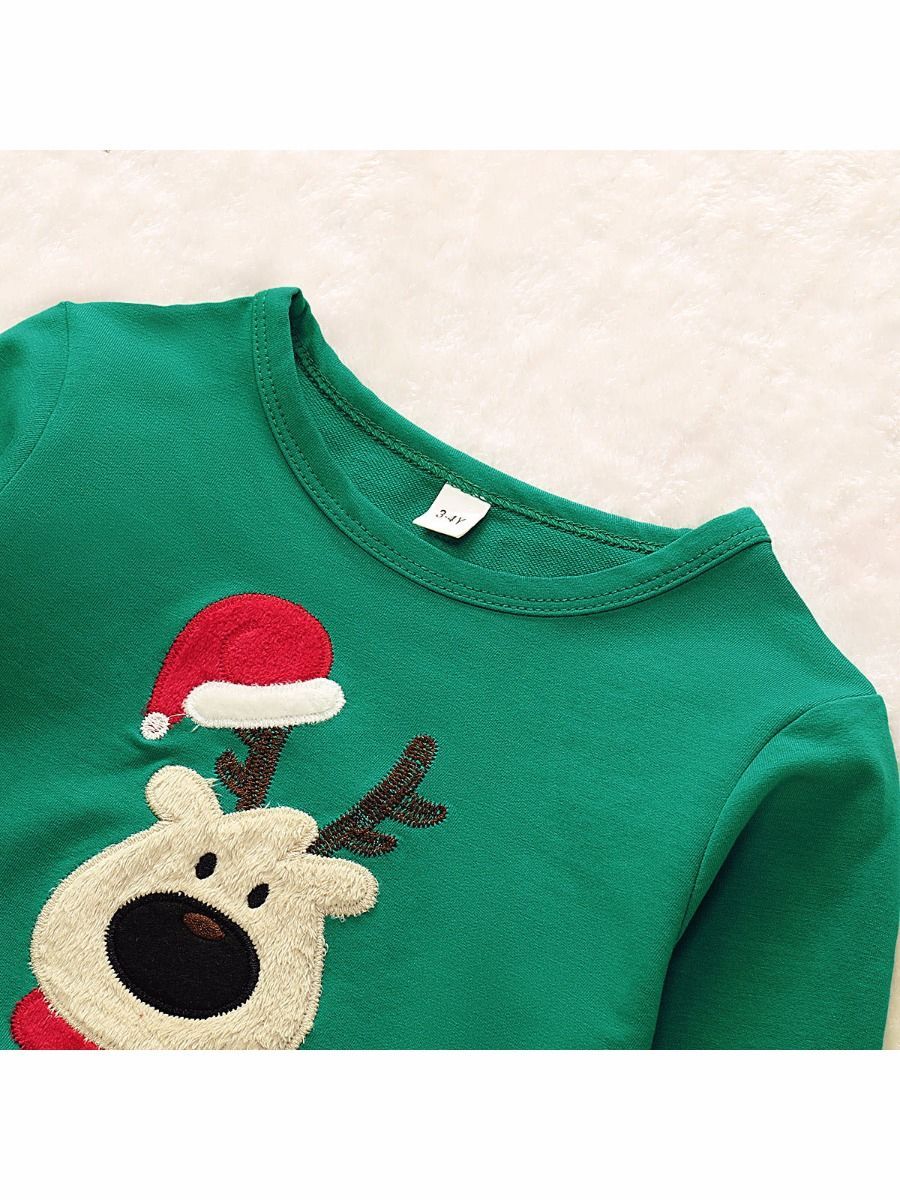 Christmas Deer Family Matching Sweatshirt Pullover - dianjiang-