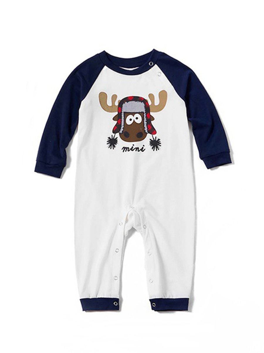 Adorable Christmas Reindeer Leisure Wear Family Matching - dianjiang-