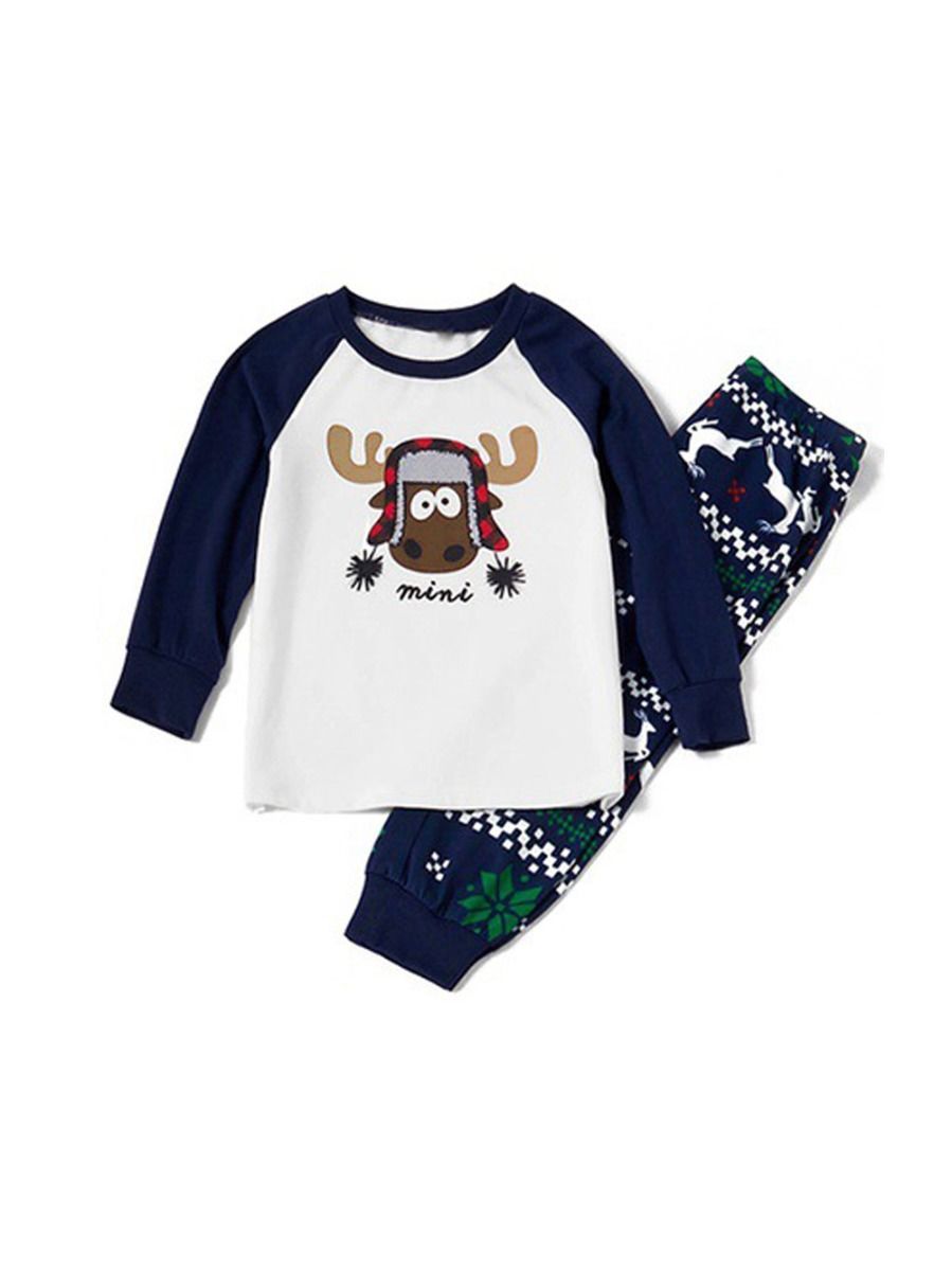 Adorable Christmas Reindeer Leisure Wear Family Matching - dianjiang-