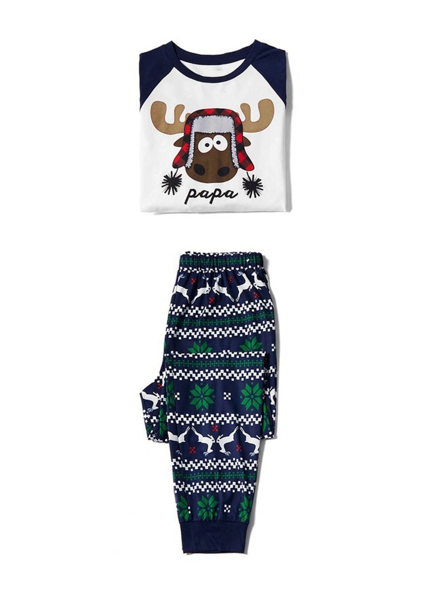 Adorable Christmas Reindeer Leisure Wear Family Matching - dianjiang-