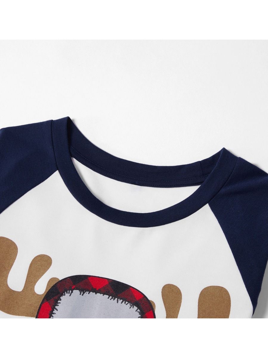 Adorable Christmas Reindeer Leisure Wear Family Matching - dianjiang-