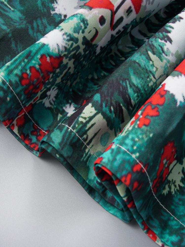 Big Girl Christmas Theme Big Bow Sleeveless Dress - dianjiang-