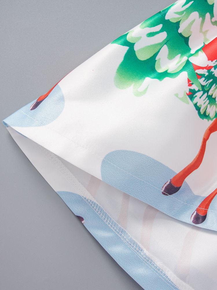 Christmas Theme Toddler Little Girl Mesh Patchwork Dress - dianjiang-