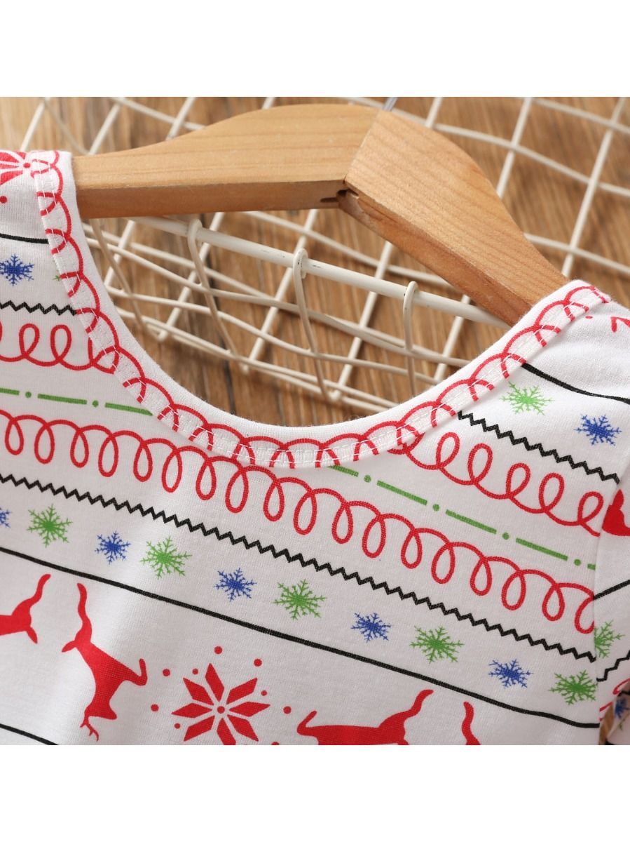 Christmas Toddler Girl Deer Dress - dianjiang-