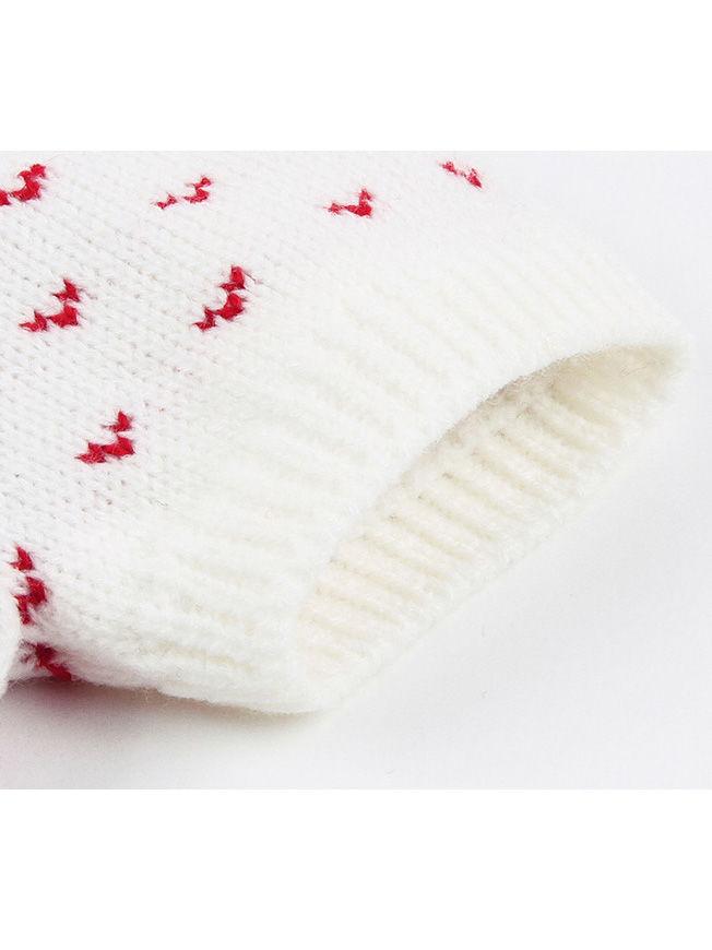 Christmas Tree Deer Crochet Knit Dress - dianjiang-