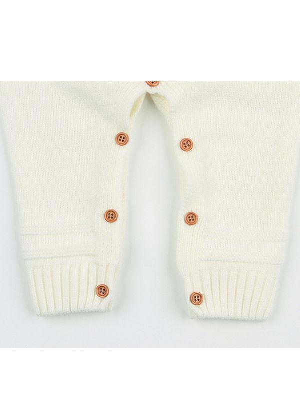 Christmas Pom Hat Baby Crochet Onesies Overall - dianjiang-