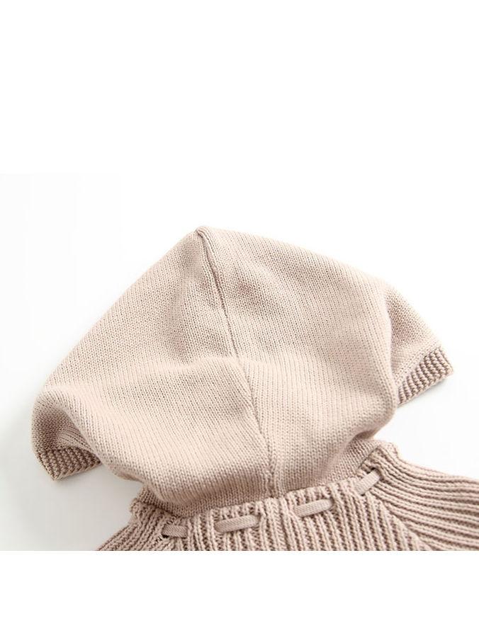 Hooded Crochet New Born Baby Bodysuit Cotton Knitted Infant Romper Wholesale - dianjiang-