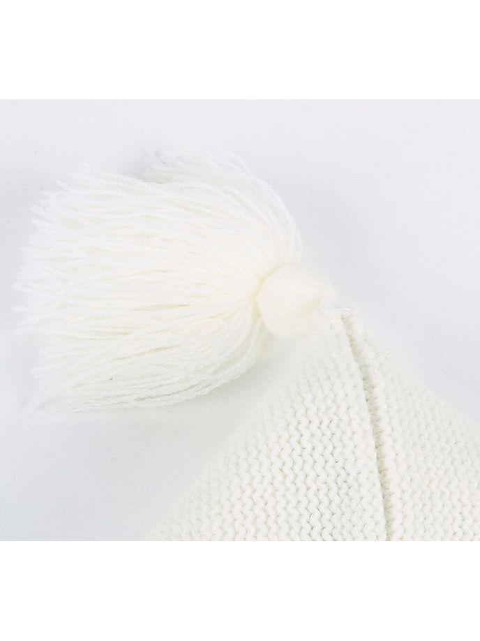 Solid Color Crochet Hooded Poncho For Toddler Kids - dianjiang-