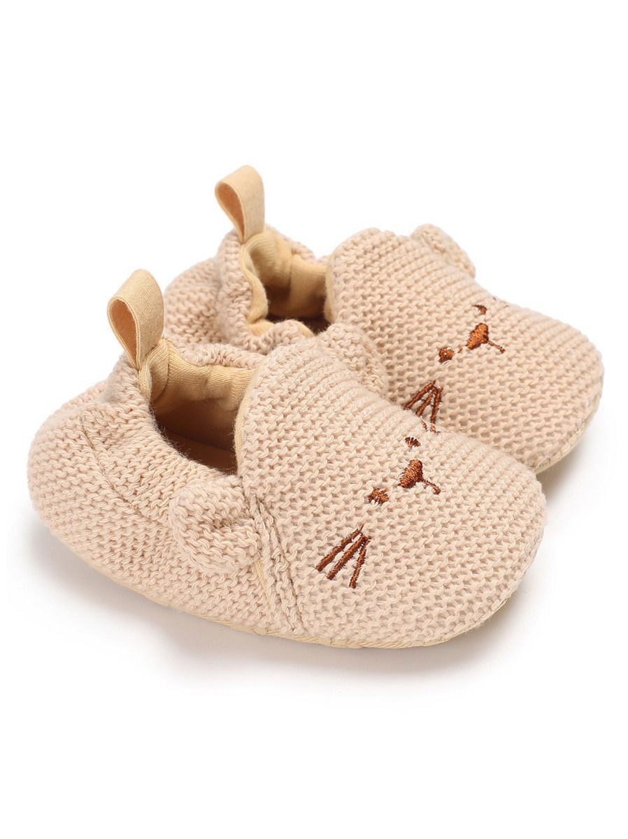 Cute Animal Style Knit Baby Shoes - dianjiang-