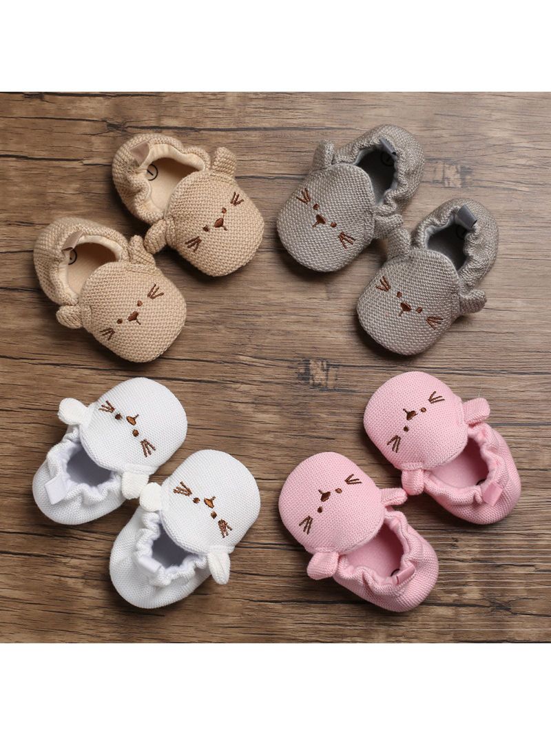 Cute Animal Style Knit Baby Shoes - dianjiang-