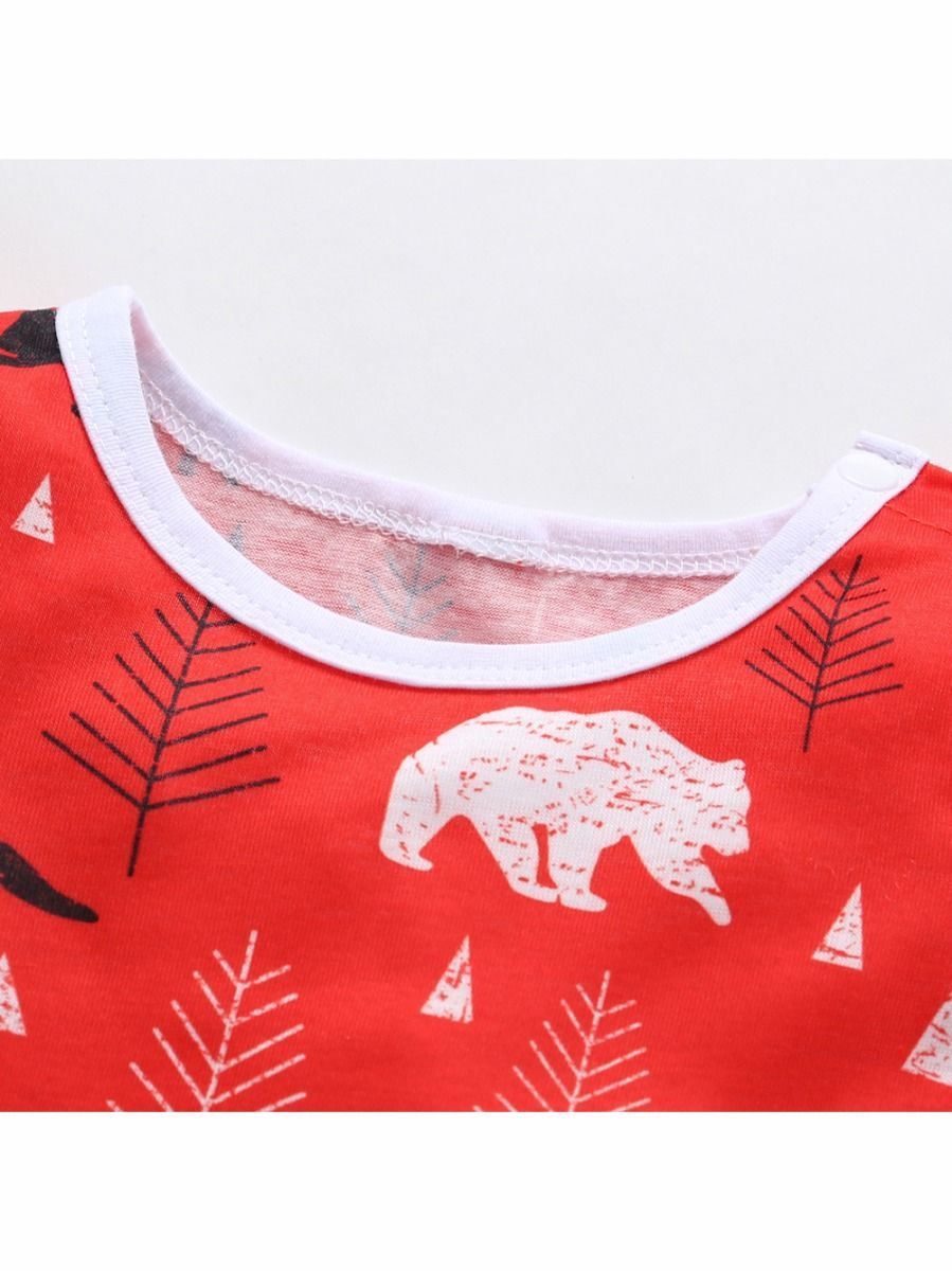 Cute Baby Animal Print Long-sleeved Jumpsuit - dianjiang-