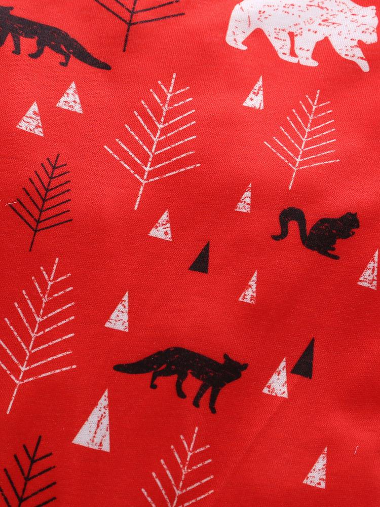 Cute Baby Animal Print Long-sleeved Jumpsuit - dianjiang-