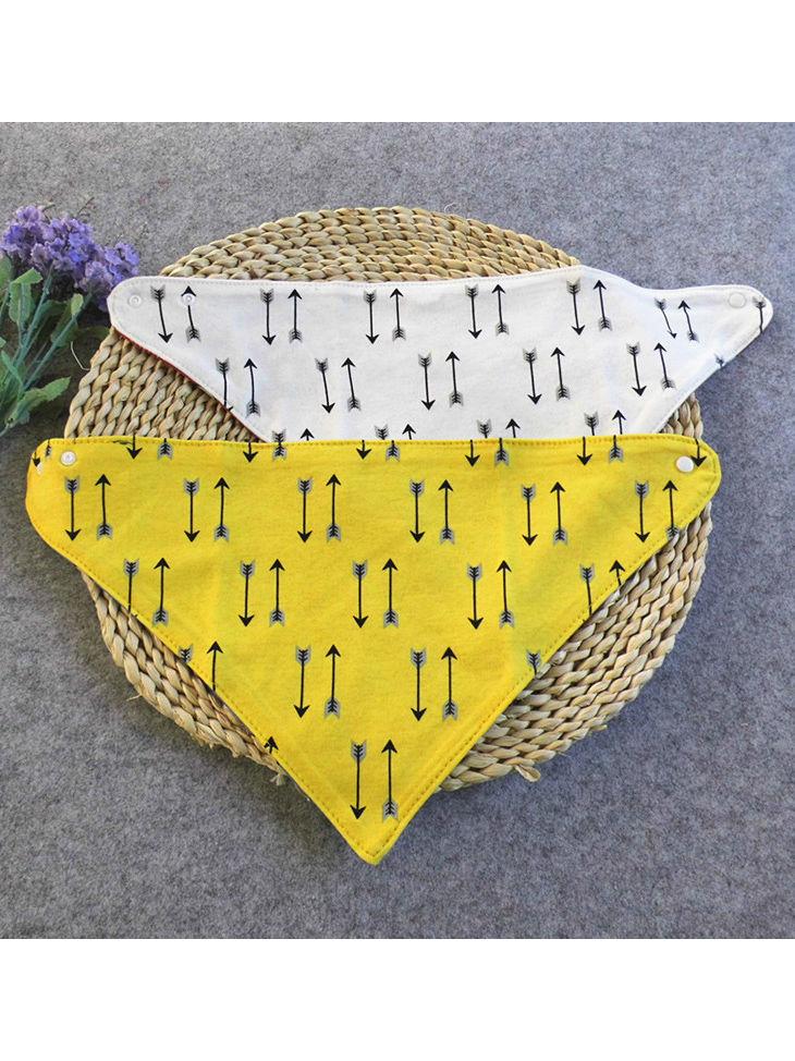 Cute Baby Arrow Animal Print Two-double Bib - dianjiang-