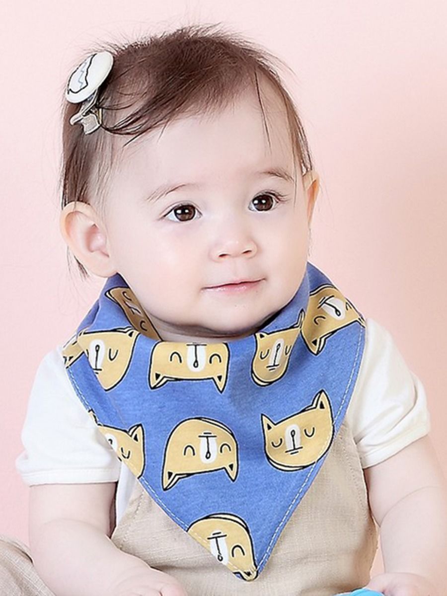 Cute Baby Arrow Animal Print Two-double Bib - dianjiang-
