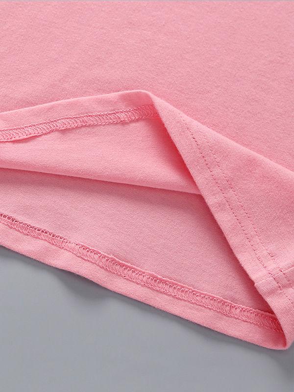 Cute Baby Girl 2-Piece Outfit Pink T-shirt Matching Cactus Jumper Skirt - dianjiang-