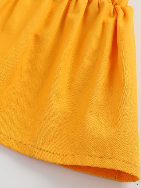 Cute Baby Girl Bunny Style Fake Two Piece Dress - dianjiang-