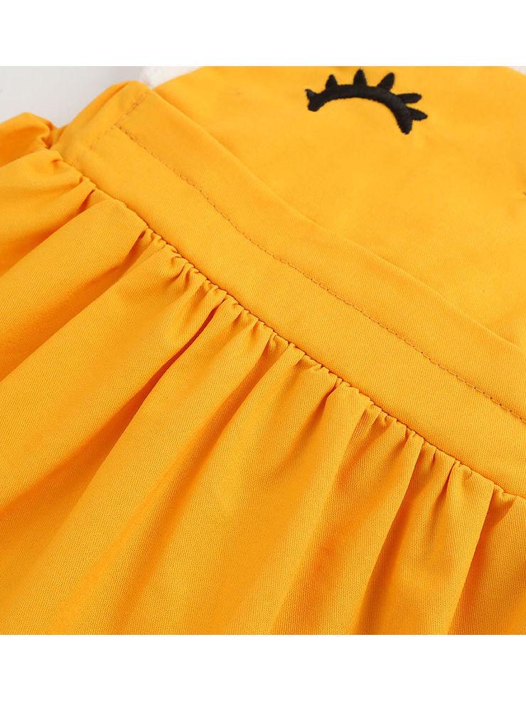 Cute Baby Girl Bunny Style Fake Two Piece Dress - dianjiang-