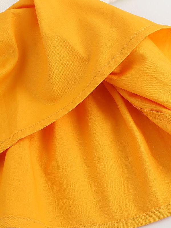 Cute Baby Girl Bunny Style Fake Two Piece Dress - dianjiang-