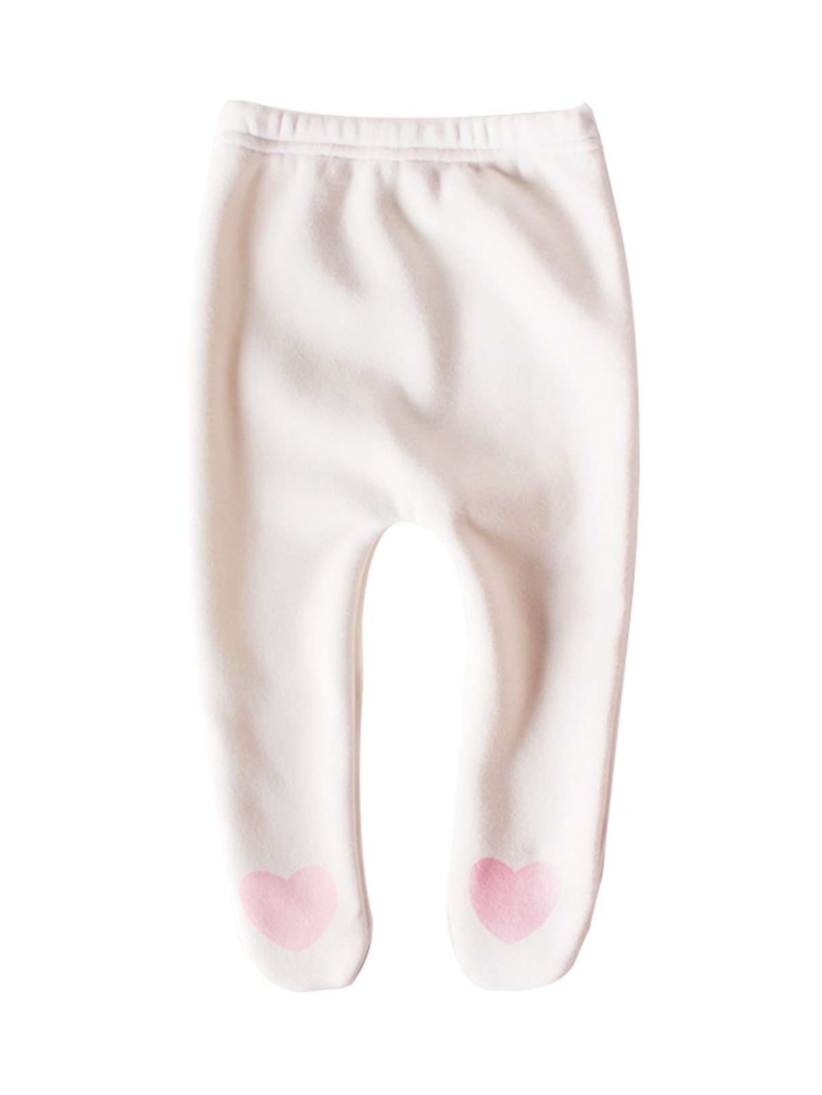 Cute Baby Girl Love Heart Fleece-lined Panty-hose - dianjiang-