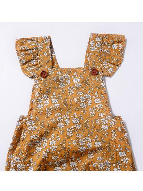 Cute Baby Girl Ruffle Sleeve Floral Onesie Bodysuit - dianjiang-