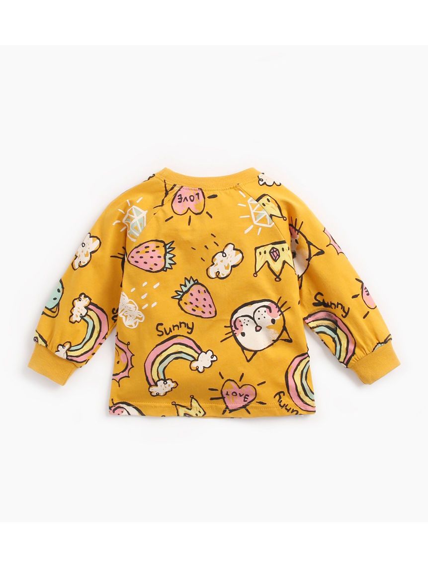 6 Colors Cute Baby Unisex Cartoon Long-sleeve T-shirt - dianjiang-