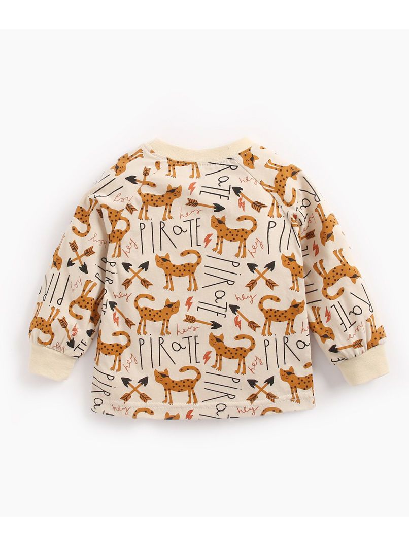 6 Colors Cute Baby Unisex Cartoon Long-sleeve T-shirt - dianjiang-