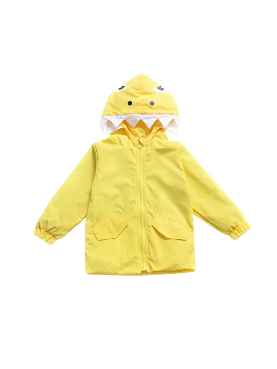Cute Baby little Kids Cartoon Dinosaur Hooded Jacket - dianjiang-
