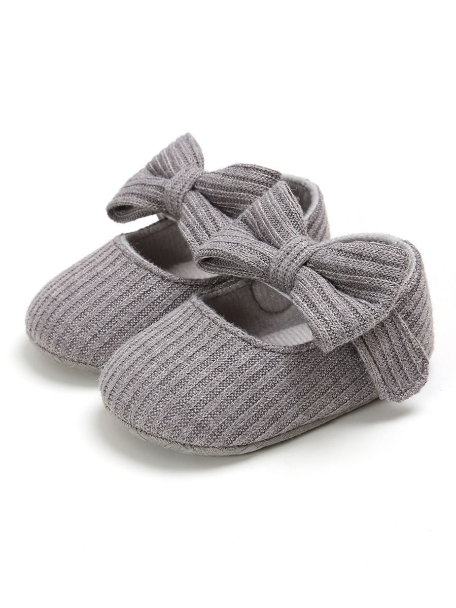 Cute Bow Covered Pre-walker Shoes - dianjiang-