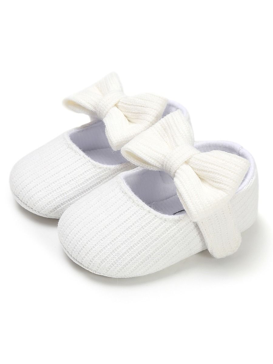 Cute Bow Covered Pre-walker Shoes - dianjiang-