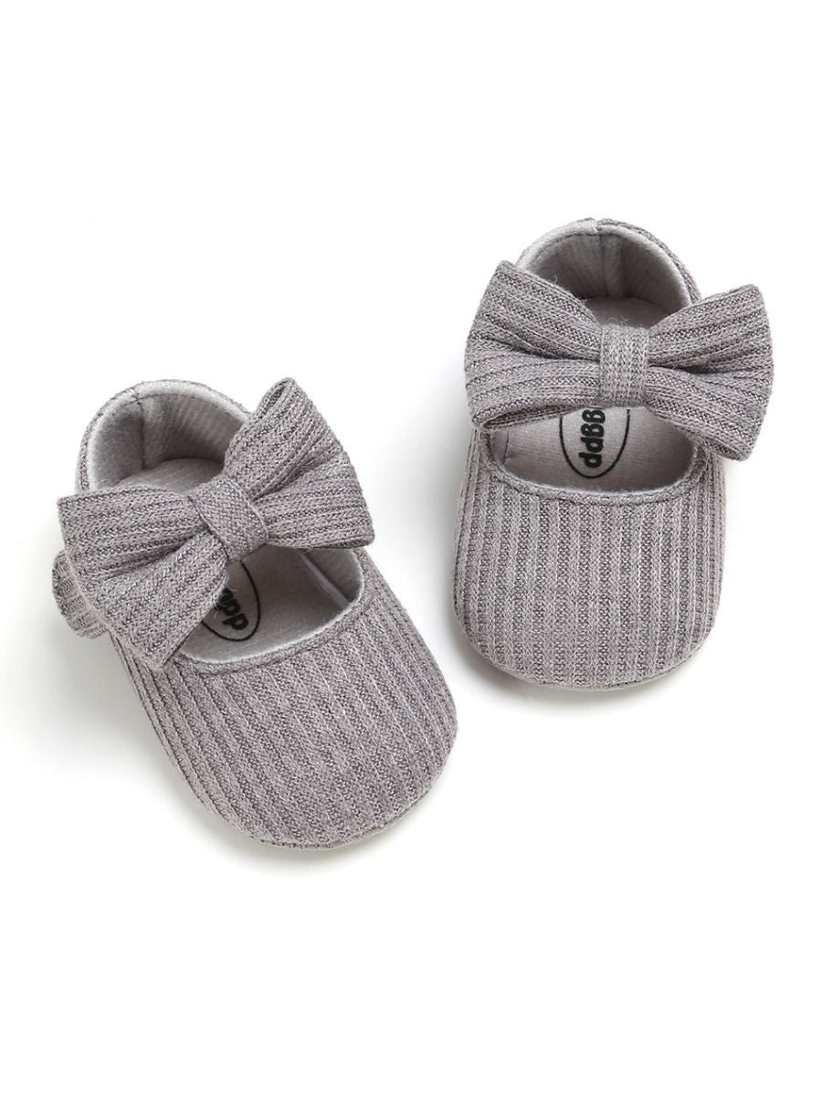Cute Bow Covered Pre-walker Shoes - dianjiang-
