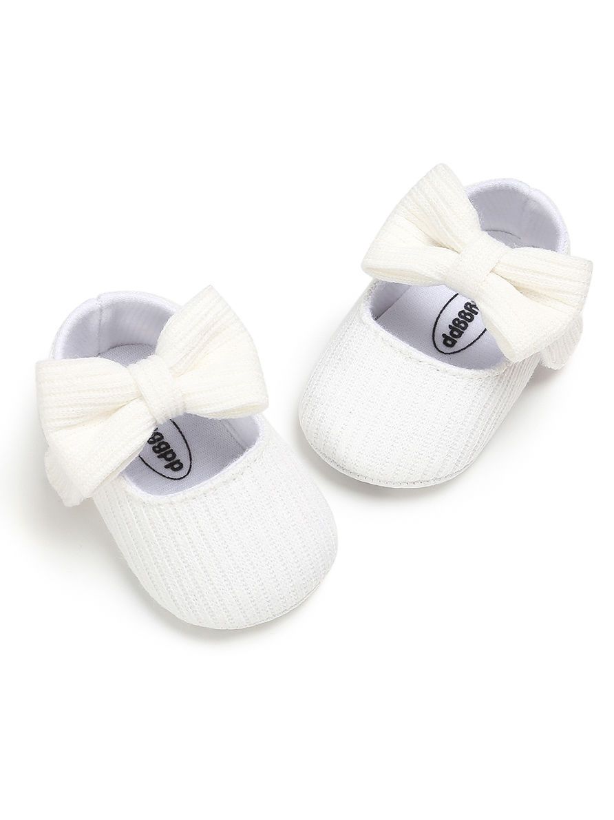 Cute Bow Covered Pre-walker Shoes - dianjiang-