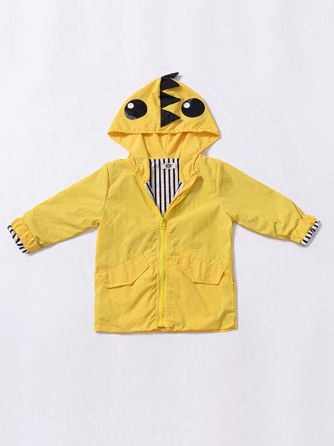 Cute Dinosaur Style Fall Outdoor Hooded Jacket - dianjiang-