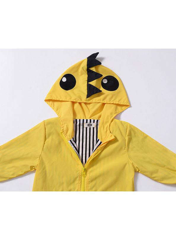 Cute Dinosaur Style Fall Outdoor Hooded Jacket - dianjiang-