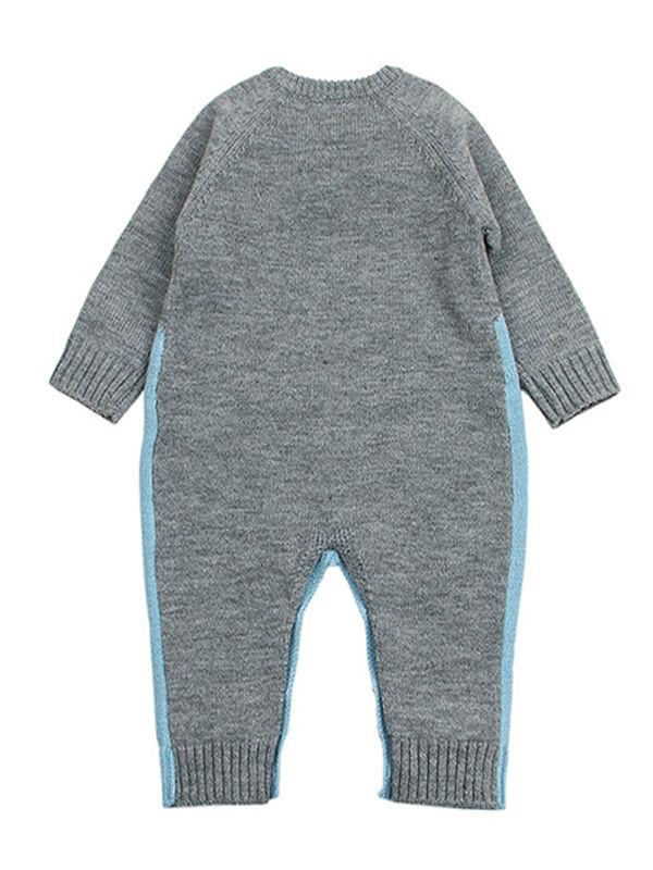 Cute Rabbit Design Long Sleeves Romper Baby Jumpsuit - dianjiang-