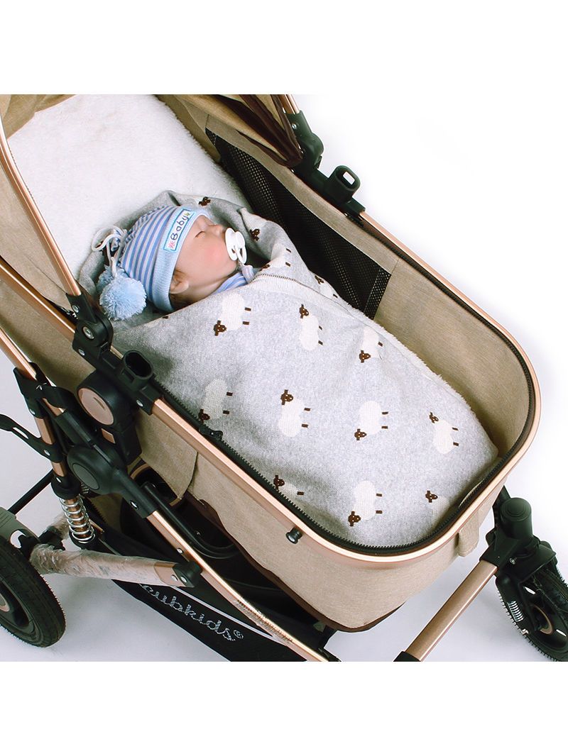 Cute Sheep Knit Baby Blanket - dianjiang-