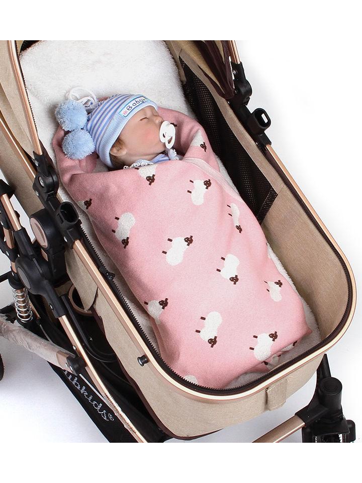 Cute Sheep Knit Baby Blanket - dianjiang-
