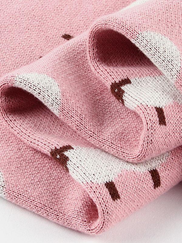 Cute Sheep Knit Baby Blanket - dianjiang-