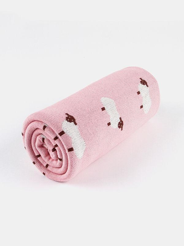 Cute Sheep Knit Baby Blanket - dianjiang-