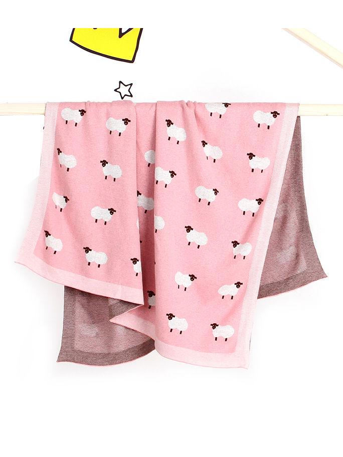 Cute Sheep Knit Baby Blanket - dianjiang-